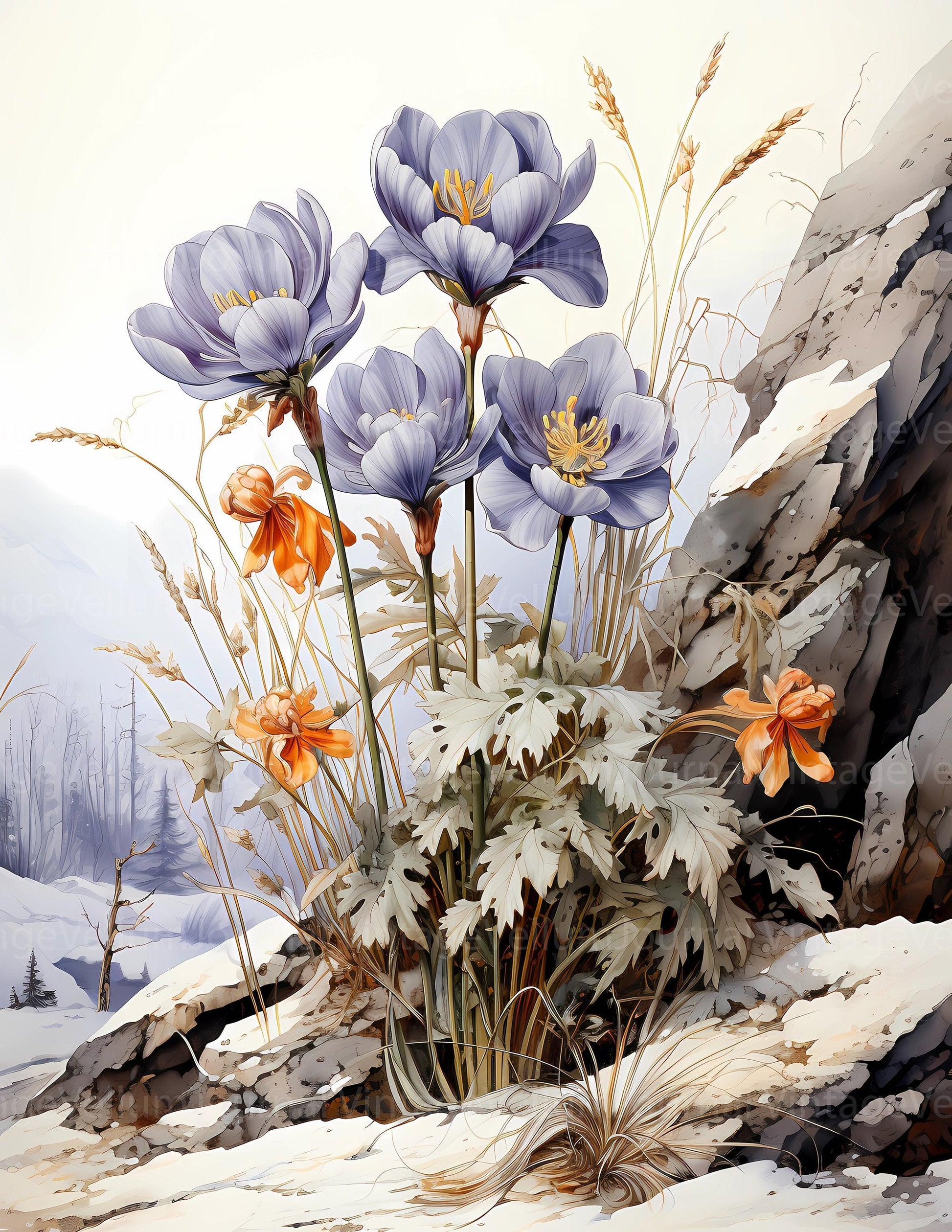 Crocus In The Crisp Junk Journal Pages - CraftNest
