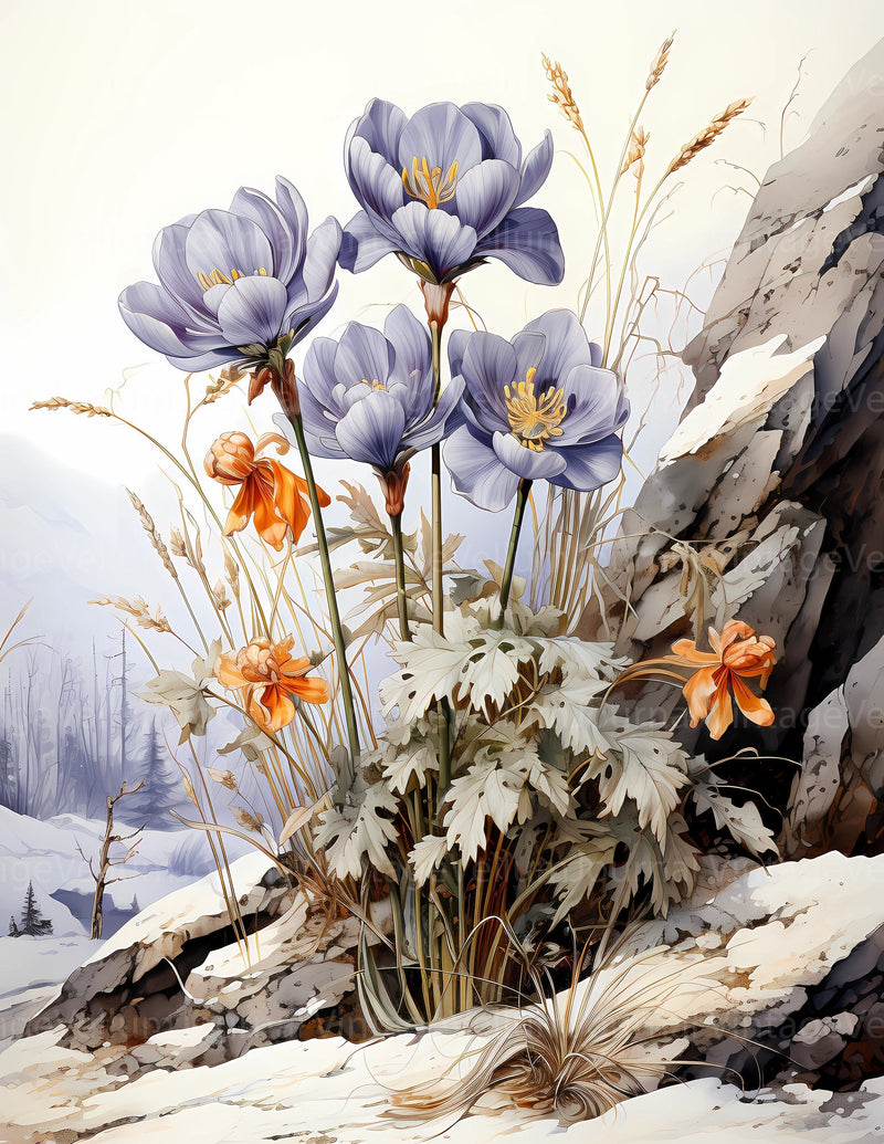 Crocus In The Crisp Junk Journal Pages - CraftNest