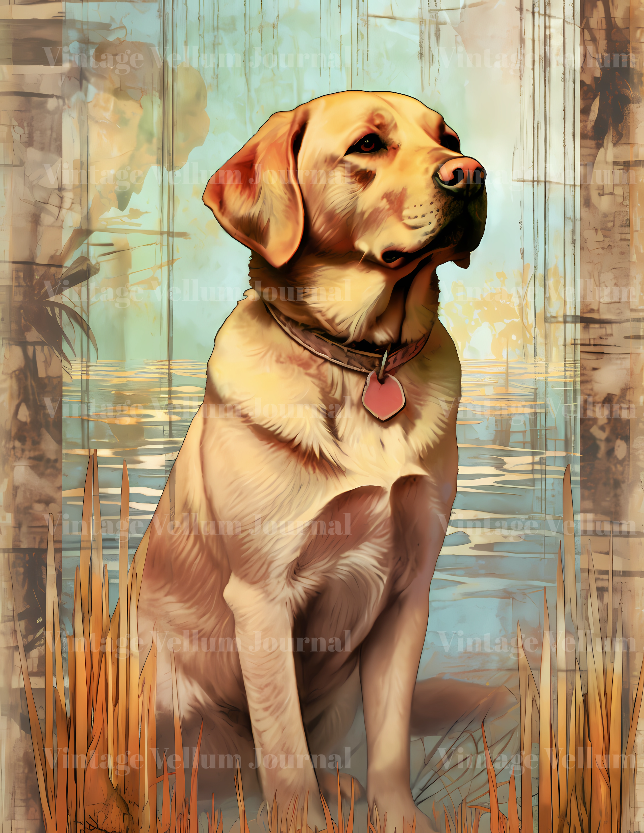Labrador Retrievers Junk Journal Pages - CraftNest