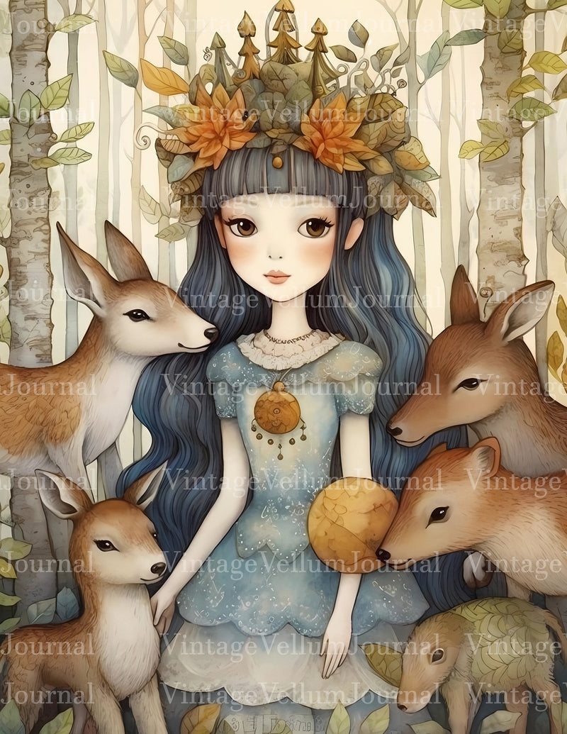 Cute Princess Junk Journal Pages - CraftNest