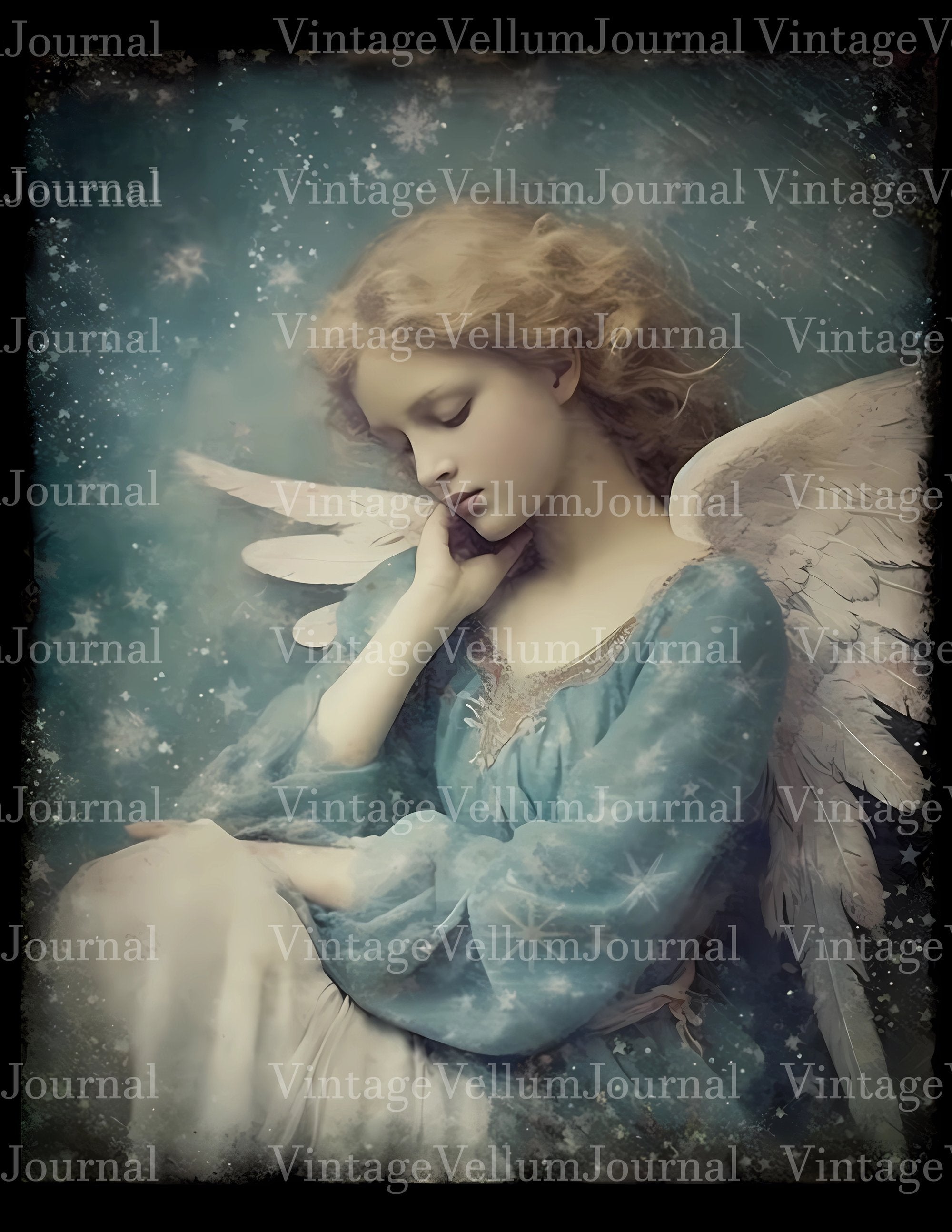 Classic Angels Junk Journal Pages - CraftNest