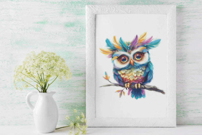 Funky Owl & Groovy Birds Clipart Bundle - CraftNest - Digital Crafting and Art