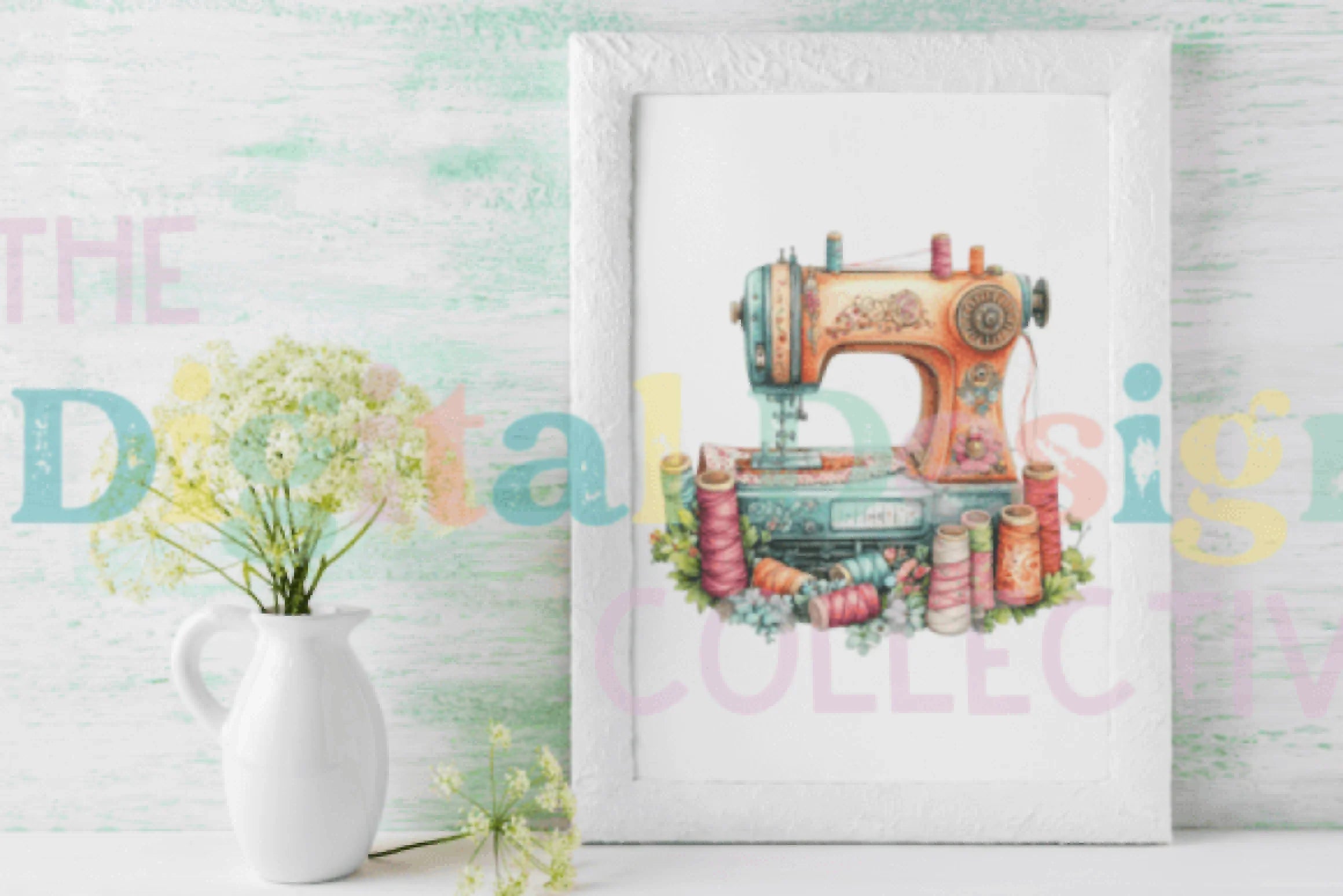 Funky Sewing Machines Clipart Bundle - CraftNest - Digital Crafting and Art