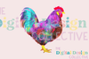 Funny Crazy Chicken Clipart Bundle