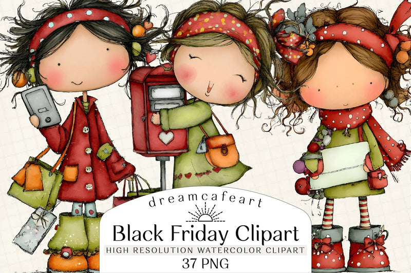 Funny Black Friday Clipart Bundle - CraftNest - Digital Crafting and Art