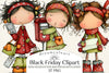 Funny Black Friday Clipart Bundle