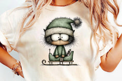 Funny Christmas Cat Clipart Bundle - CraftNest - Digital Crafting and Art