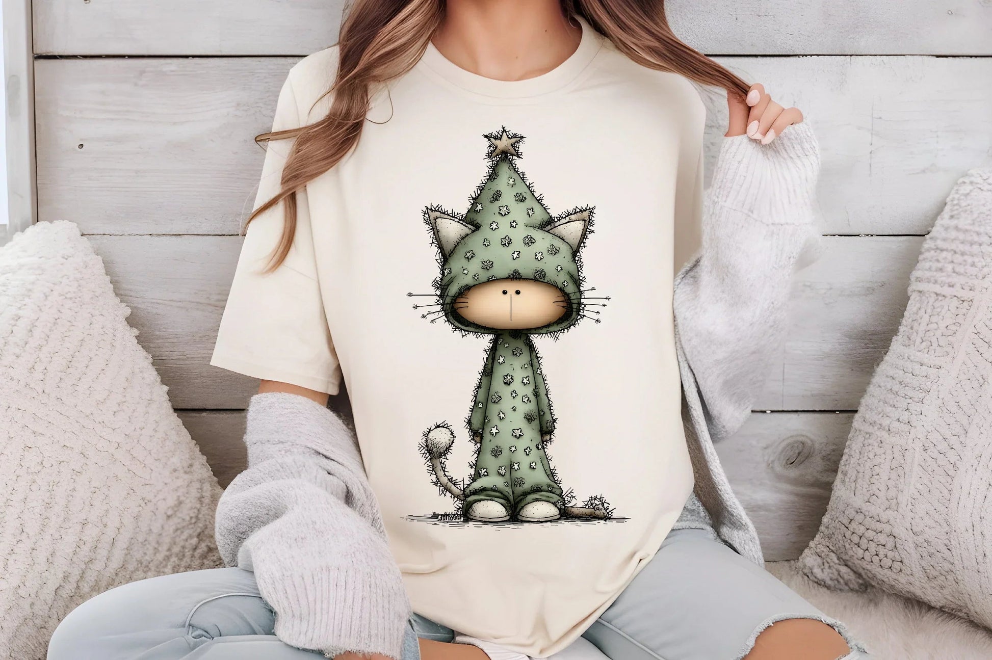 Funny Christmas Cat Clipart Bundle - CraftNest - Digital Crafting and Art