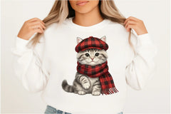 Funny Christmas Cat Clipart Bundle - CraftNest - Digital Crafting and Art