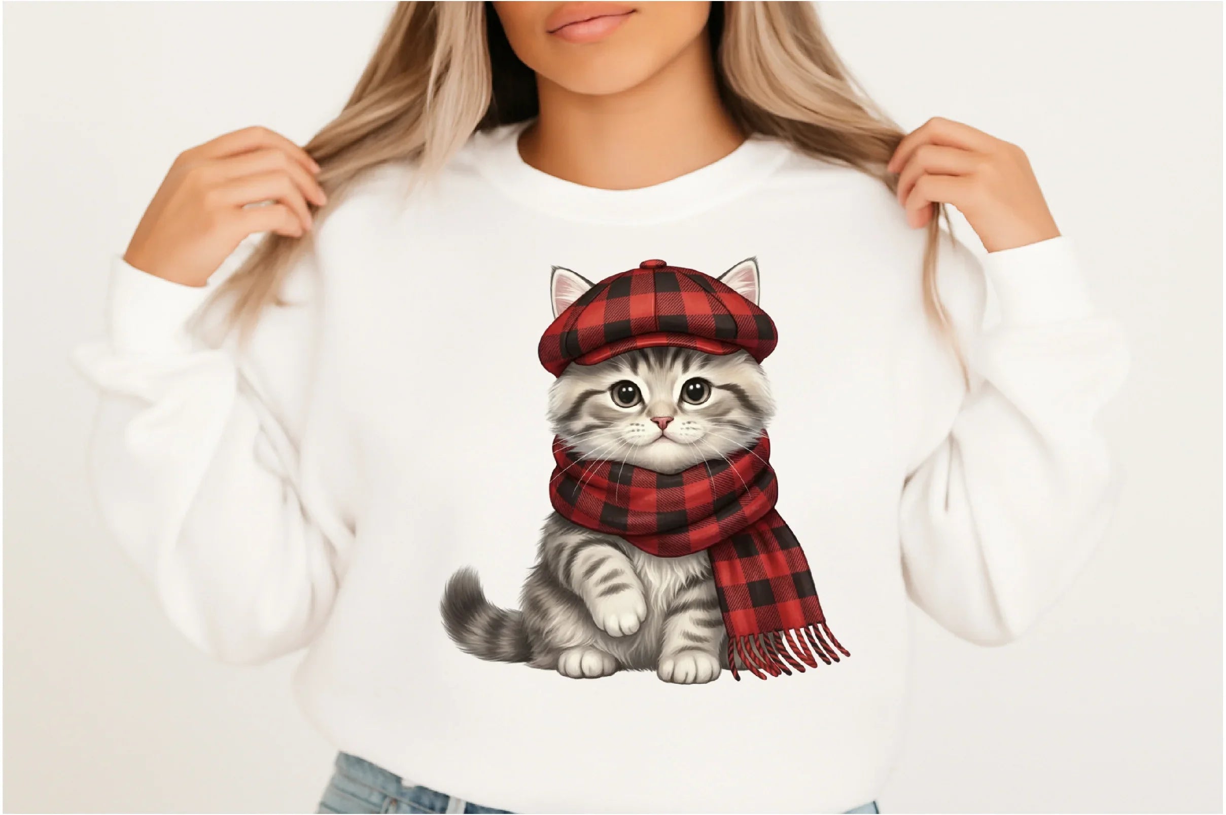 Funny Christmas Cat Clipart Bundle - CraftNest - Digital Crafting and Art