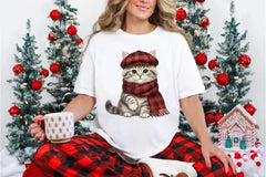 Funny Christmas Cat Clipart Bundle - CraftNest - Digital Crafting and Art