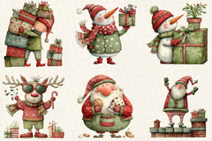 Funny Christmas Clipart Bundle - CraftNest - Digital Crafting and Art