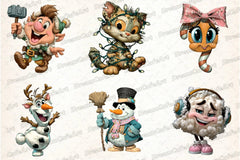 Funny Christmas Clipart Bundle - CraftNest - Digital Crafting and Art