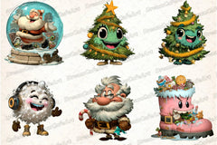 Funny Christmas Clipart Bundle - CraftNest - Digital Crafting and Art