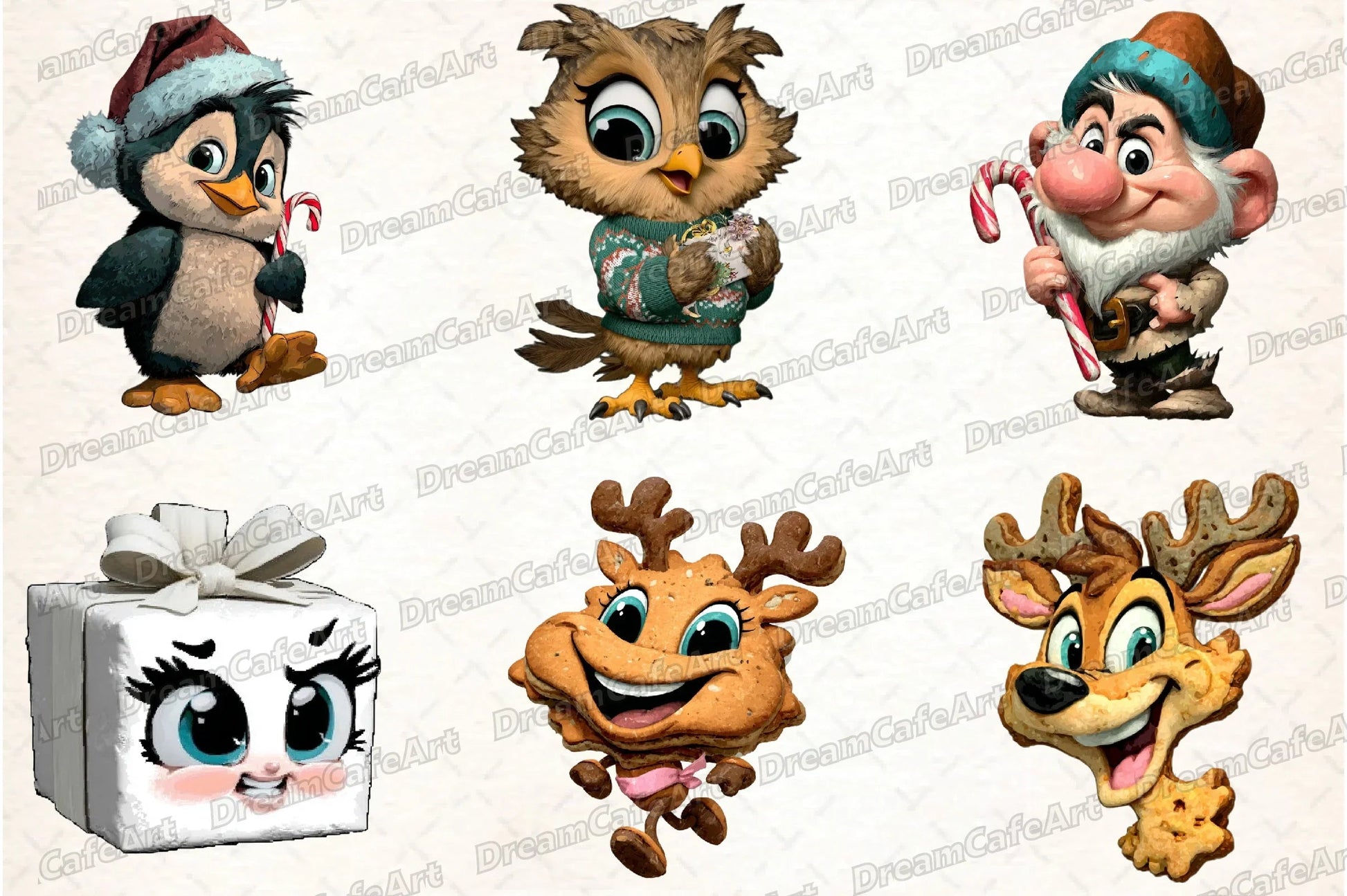 Funny Christmas Clipart Bundle - CraftNest - Digital Crafting and Art