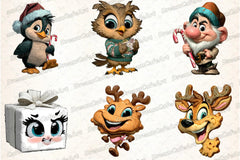 Funny Christmas Clipart Bundle - CraftNest - Digital Crafting and Art