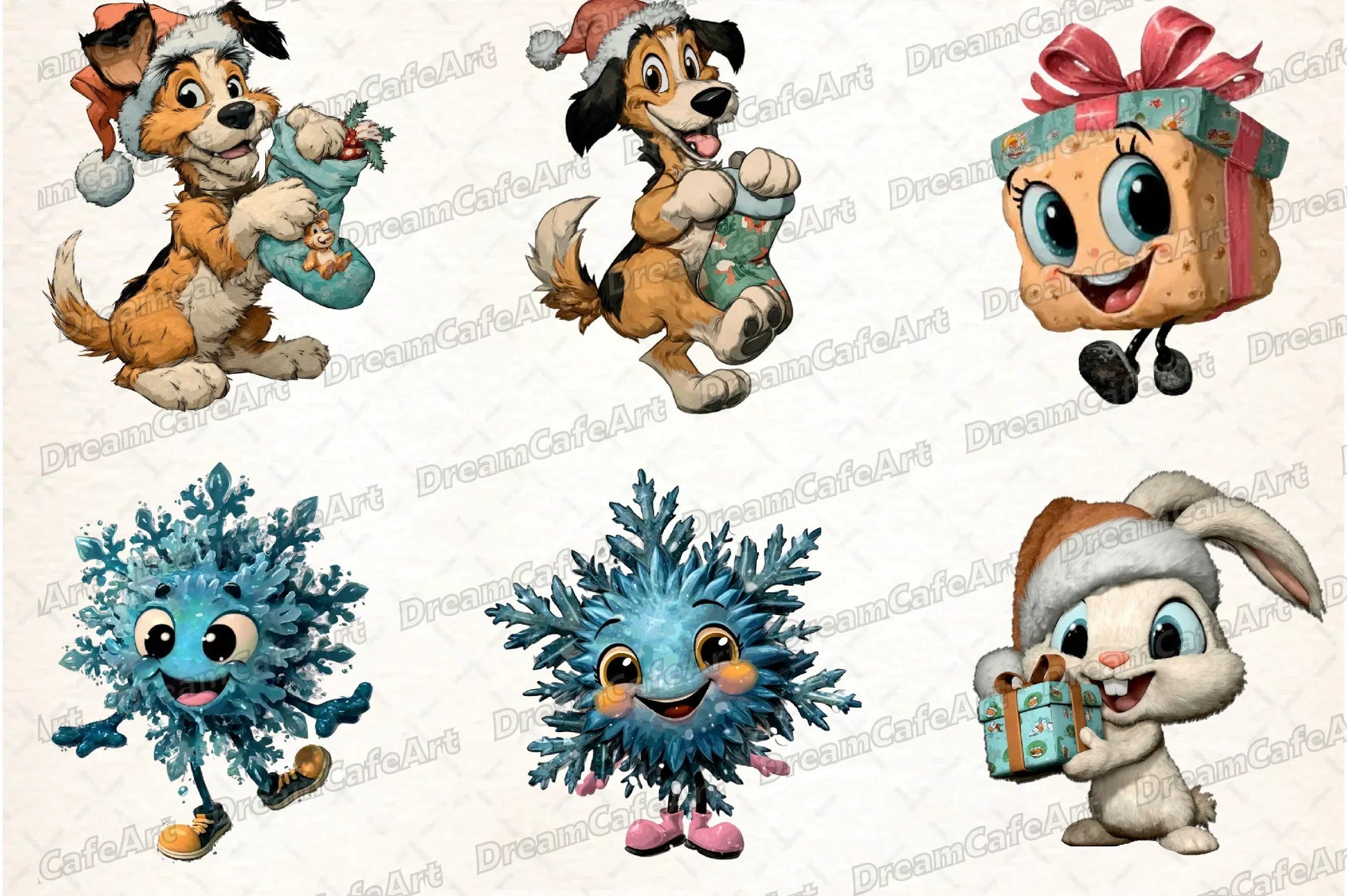 Funny Christmas Clipart Bundle - CraftNest - Digital Crafting and Art