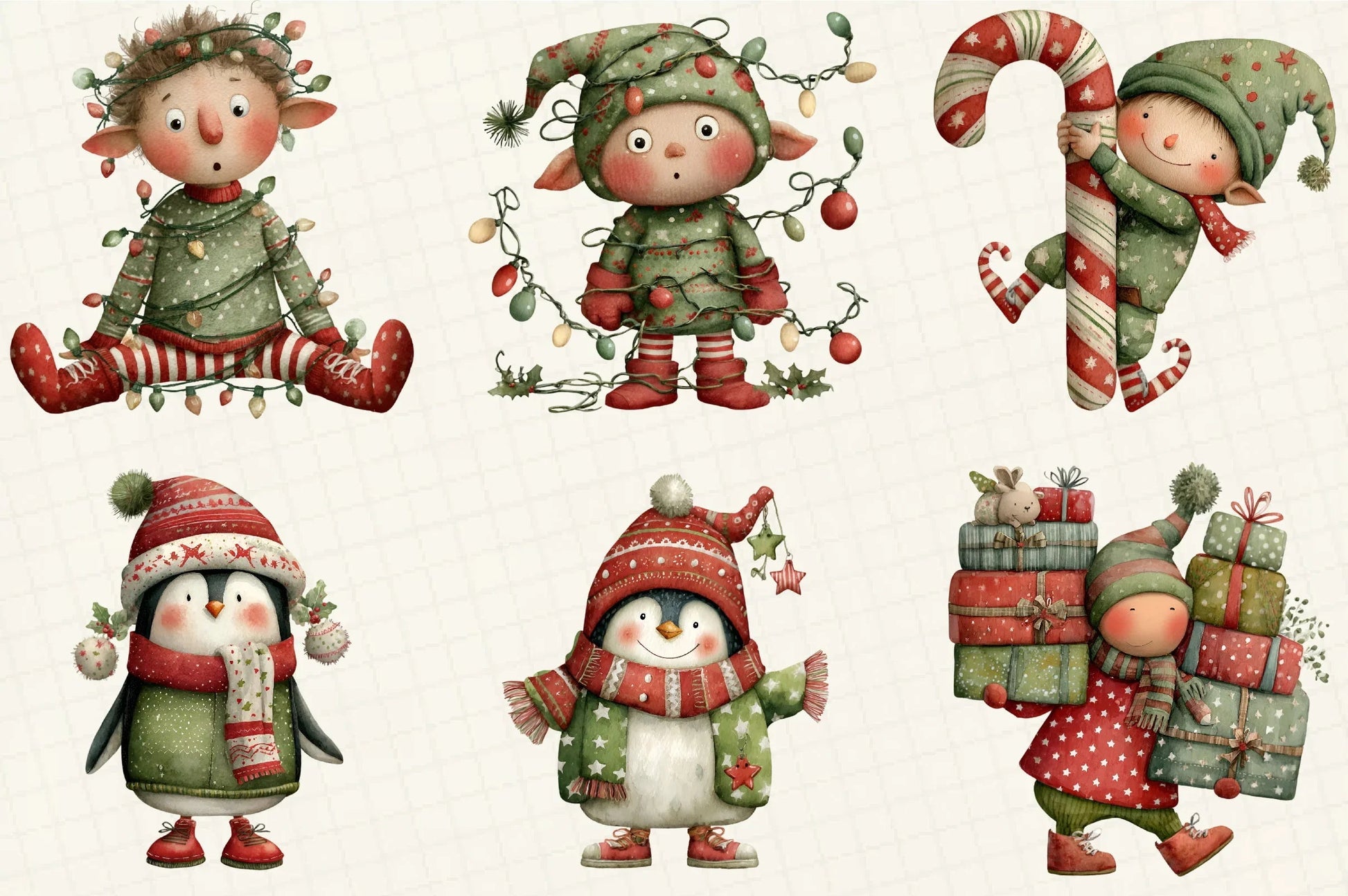 Funny Christmas Clipart Bundle - CraftNest - Digital Crafting and Art