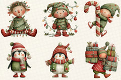 Funny Christmas Clipart Bundle - CraftNest - Digital Crafting and Art