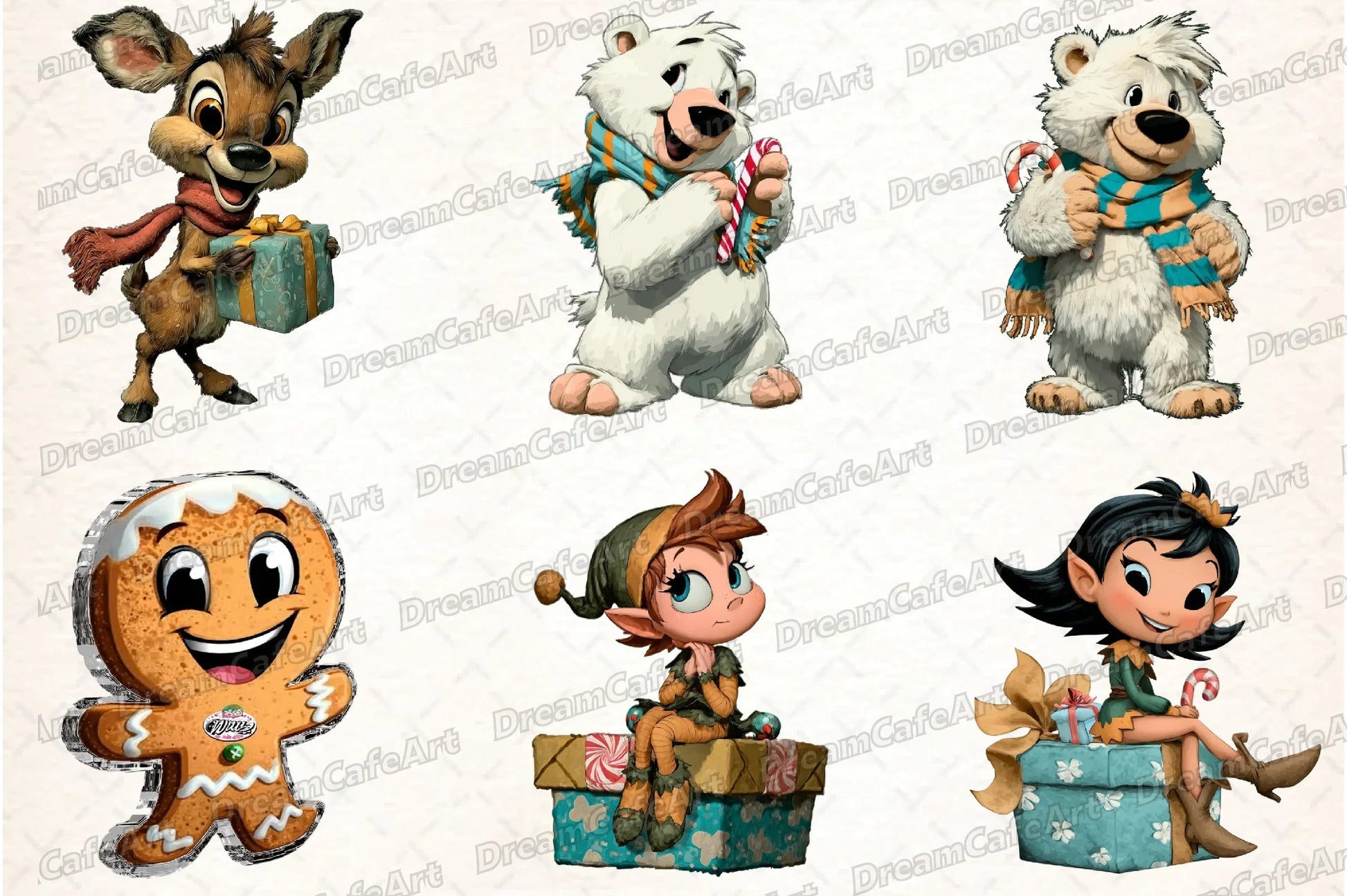 Funny Christmas Clipart Bundle - CraftNest - Digital Crafting and Art