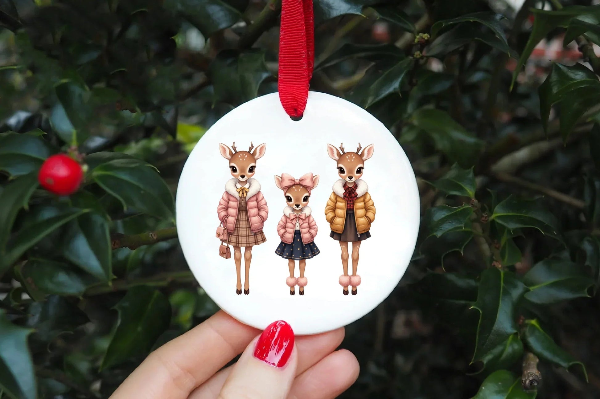 Funny Christmas Deer Clipart Bundle - CraftNest - Digital Crafting and Art