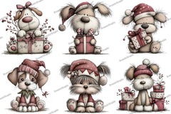 Funny Christmas Dog Clipart Bundle - CraftNest - Digital Crafting and Art