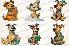 Funny Christmas Dog Clipart Bundle - CraftNest - Digital Crafting and Art