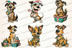 Funny Christmas Dog Clipart Bundle - CraftNest - Digital Crafting and Art