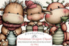 Funny Christmas Dragon Clipart Bundle