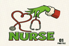 Funny Christmas Nurse Clipart Bundle - CraftNest - Digital Crafting and Art