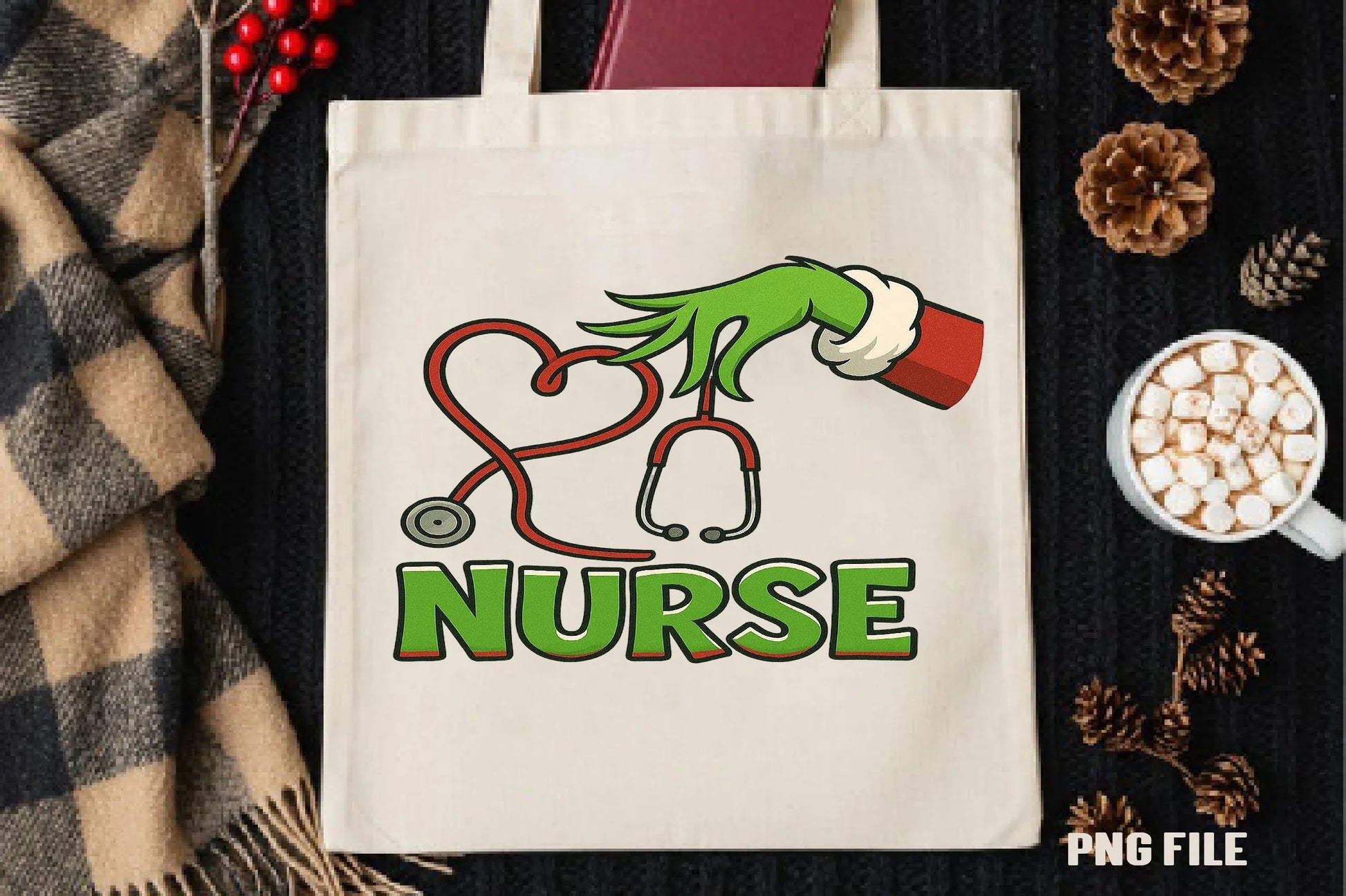 Funny Christmas Nurse Clipart Bundle - CraftNest - Digital Crafting and Art