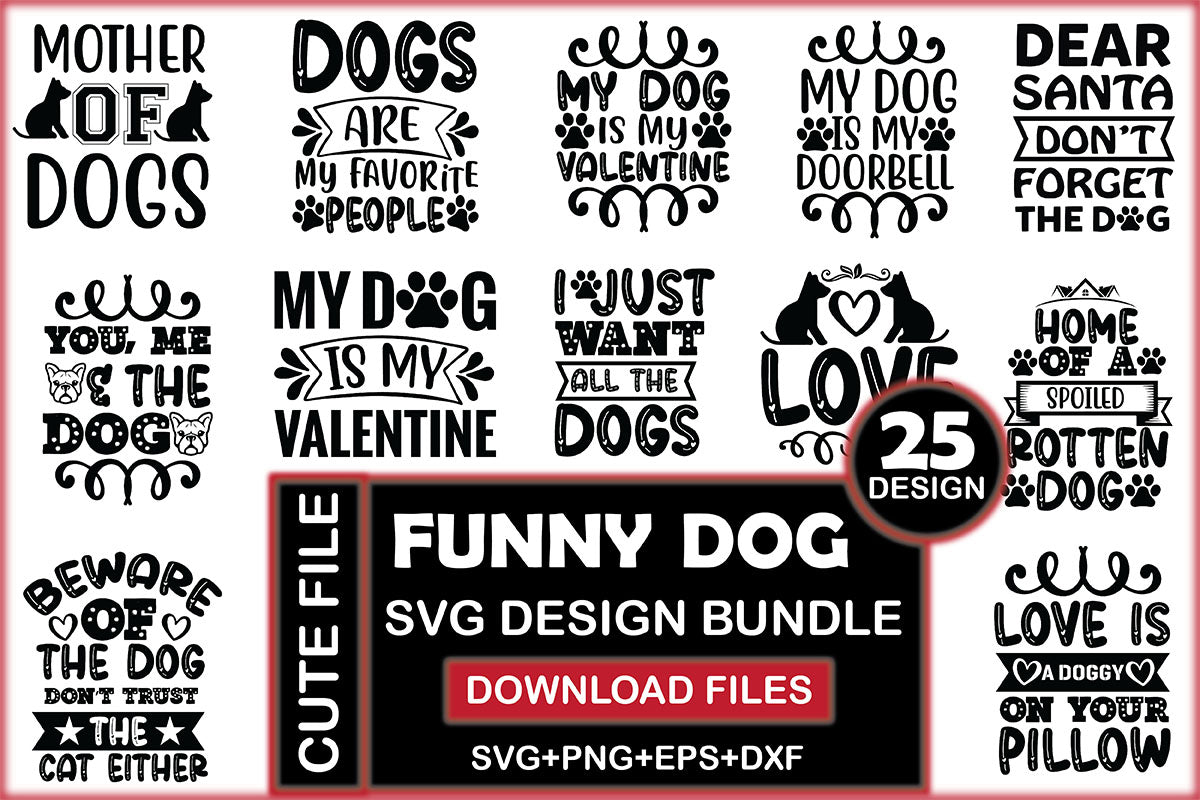 Free Dog SVG Bundle
