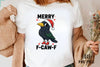 Funny Raven Christmas Clipart Bundle