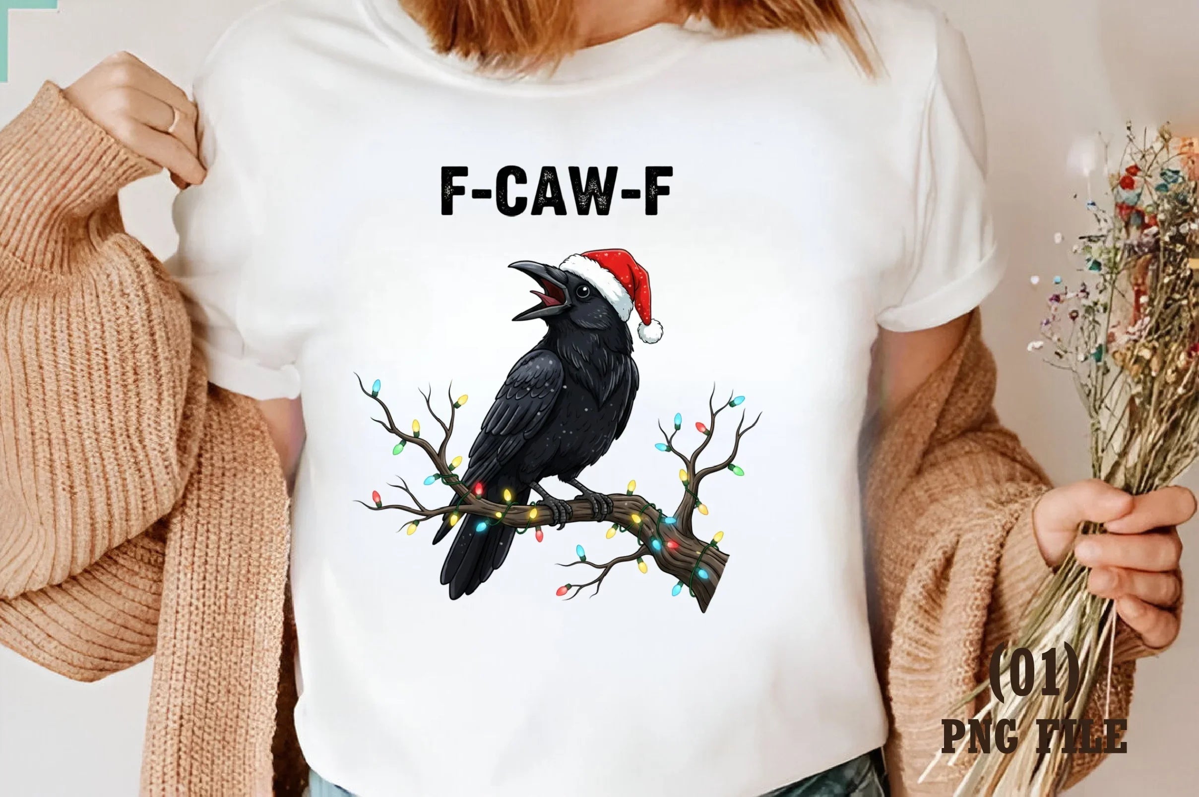 Funny Raven Christmas Clipart Bundle - CraftNest - Digital Crafting and Art