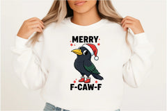 Funny Raven Christmas Clipart Bundle - CraftNest - Digital Crafting and Art