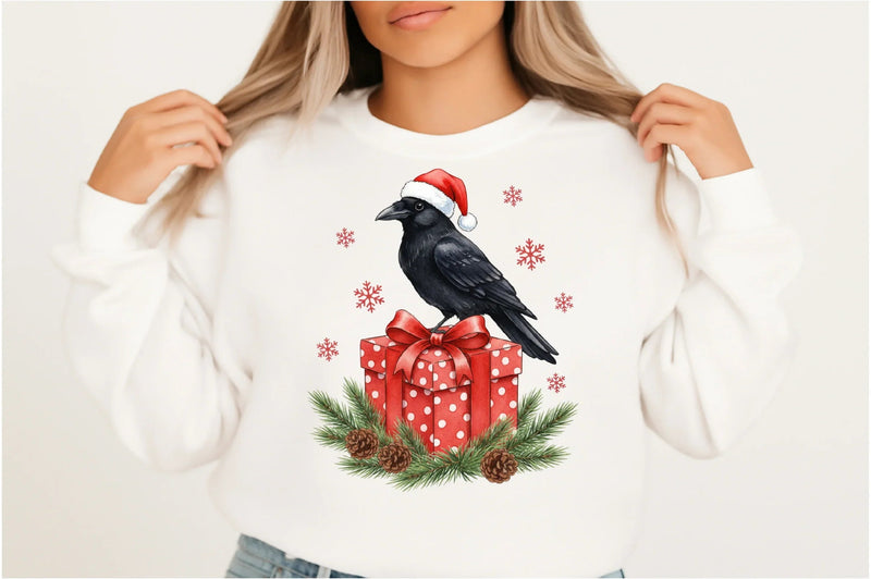 Funny Raven Christmas Clipart Bundle - CraftNest - Digital Crafting and Art