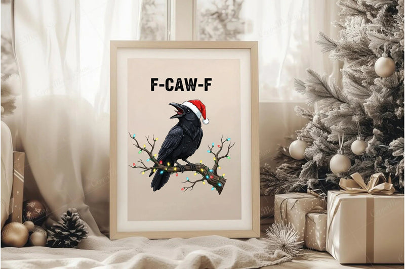 Funny Raven Christmas Clipart Bundle - CraftNest - Digital Crafting and Art