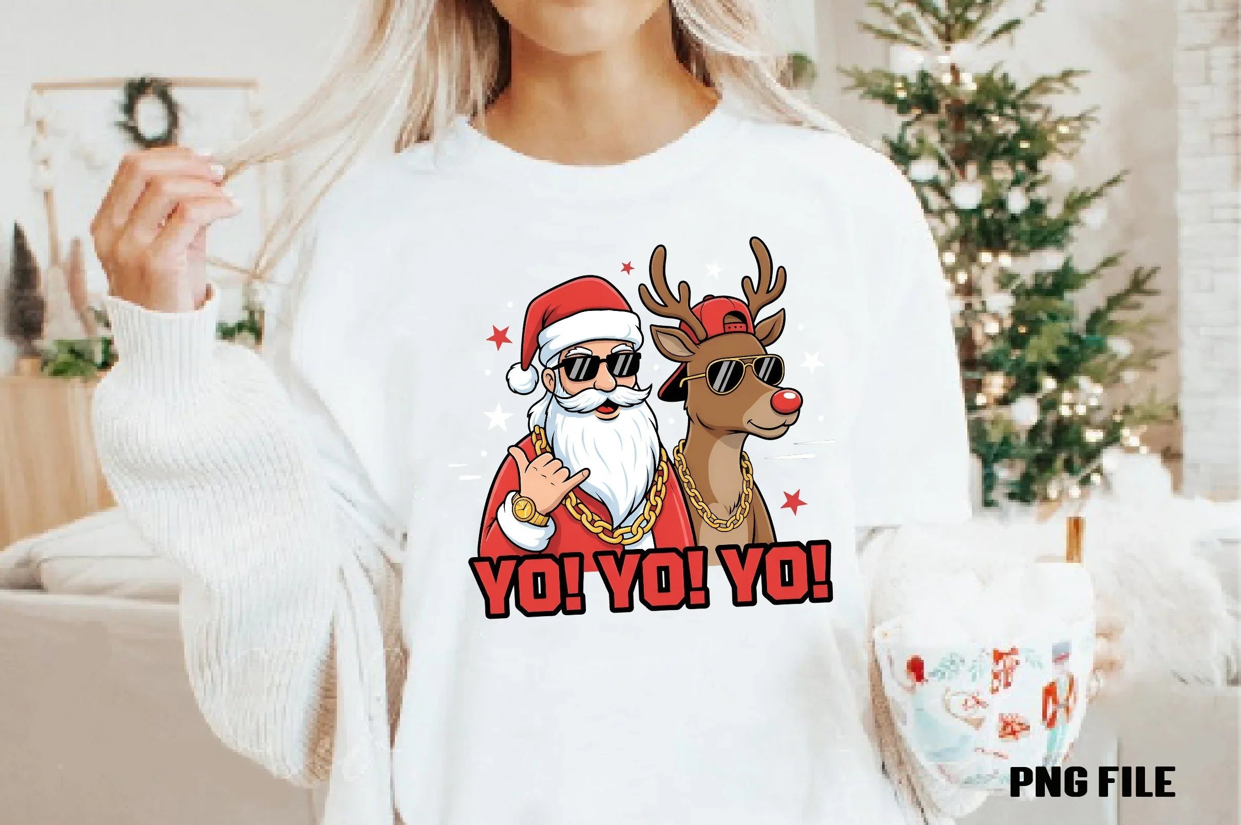 Funny Hip Hop Santa Clipart Bundle - CraftNest - Digital Crafting and Art