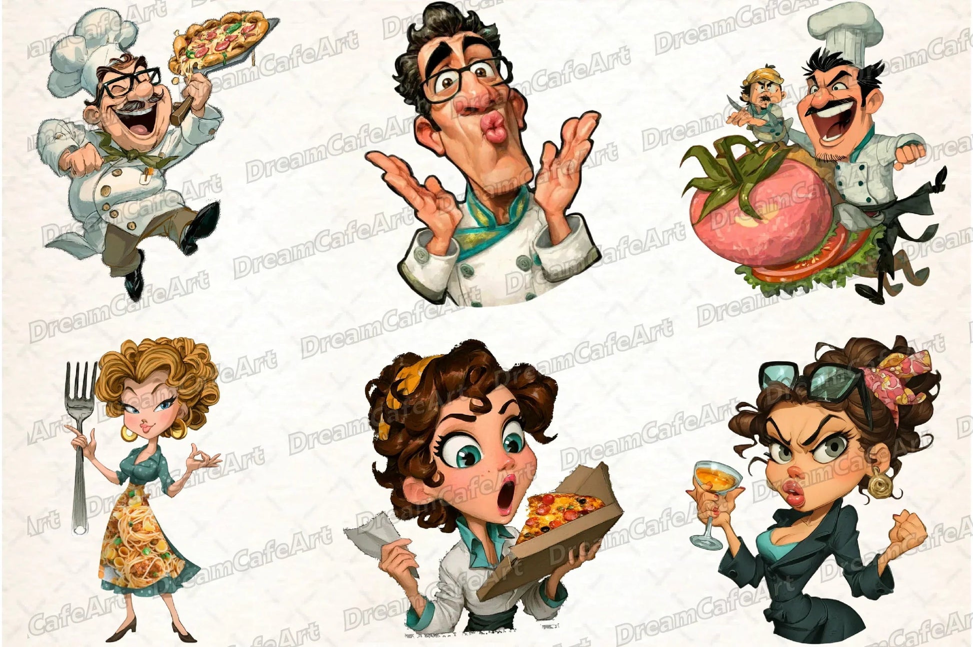 Funny Italian Brainrot Clipart Bundle - CraftNest - Digital Crafting and Art