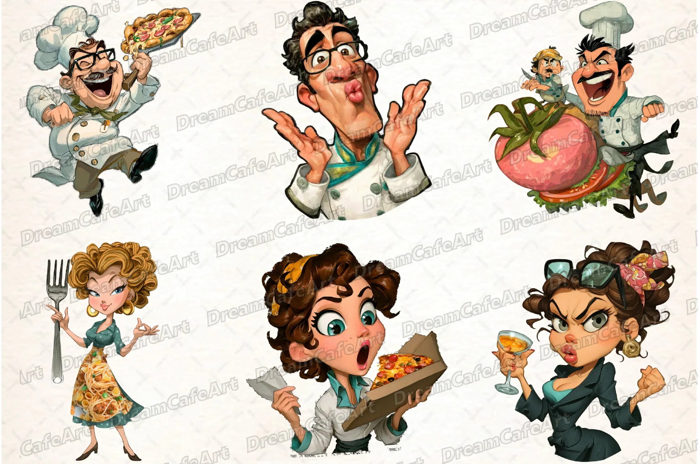 Funny Italian Brainrot Clipart Bundle - CraftNest - Digital Crafting and Art