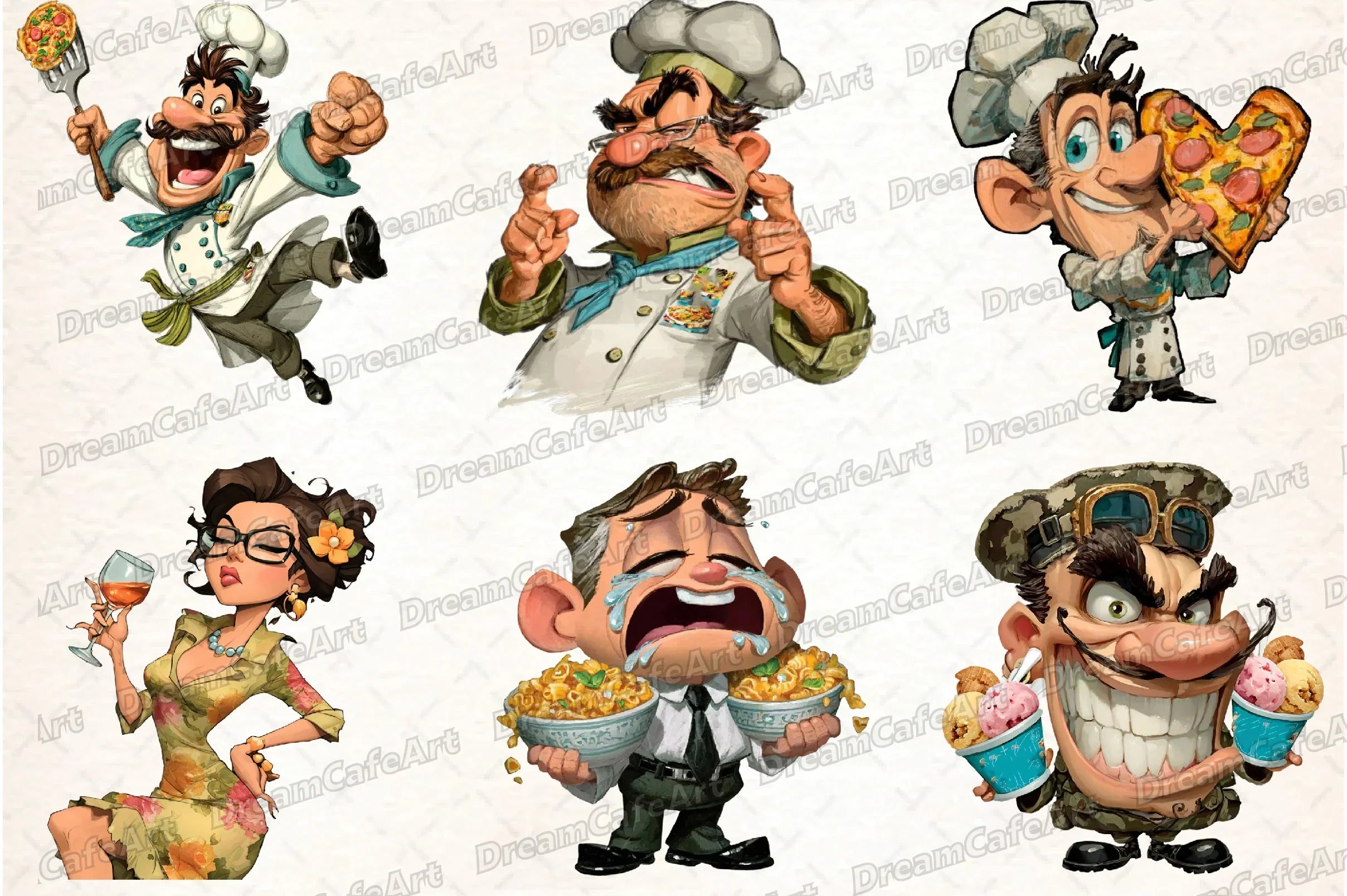 Funny Italian Brainrot Clipart Bundle - CraftNest - Digital Crafting and Art