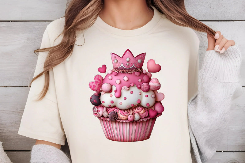 Funny Valentine's Day Cupcake Clipart Bundle - CraftNest - Digital Crafting and Art