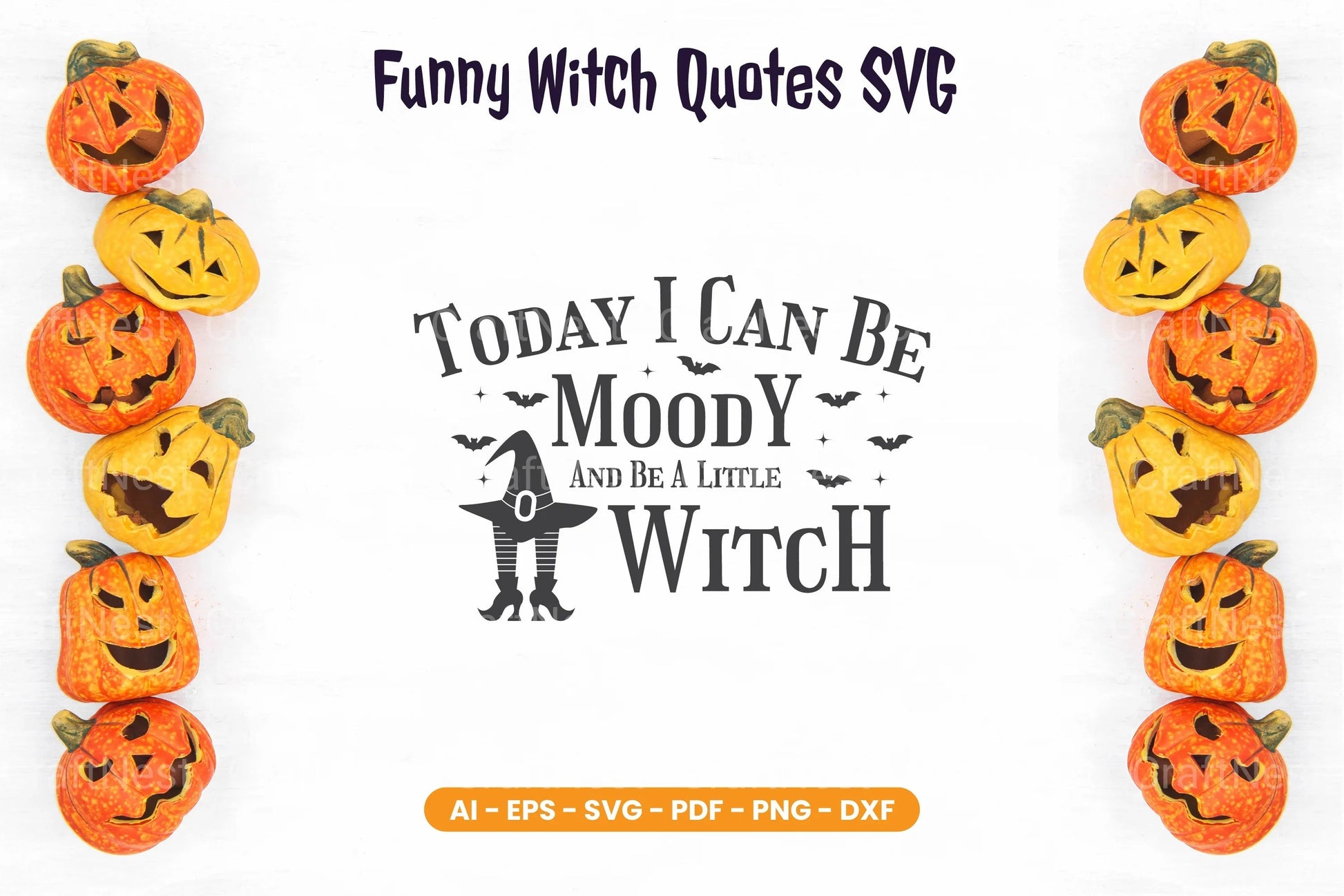 Funny Witch Quotes SVG Bundle - CraftNest - Digital Crafting and Art