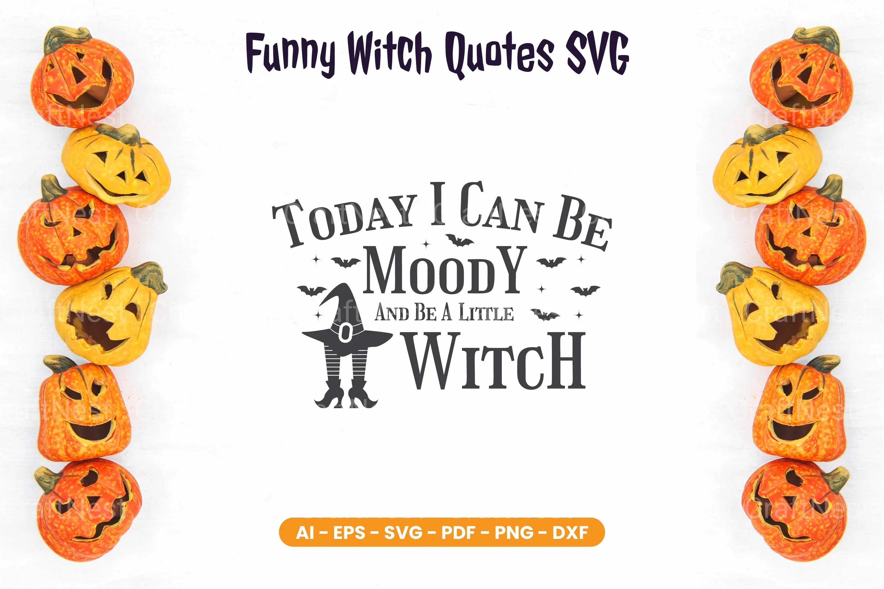 Funny Witch Quotes SVG Bundle - CraftNest - Digital Crafting and Art