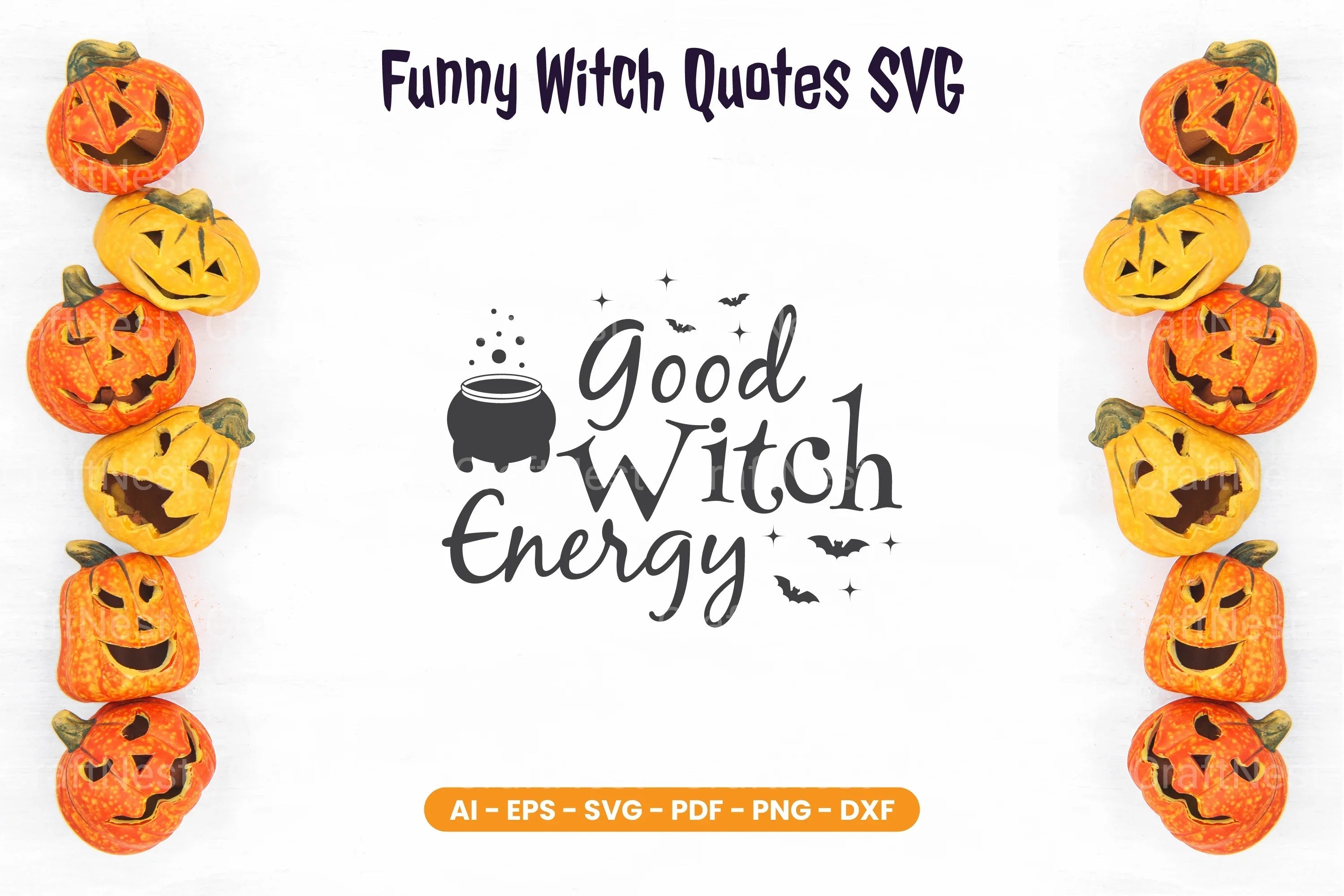 Funny Witch Quotes SVG Bundle - CraftNest - Digital Crafting and Art