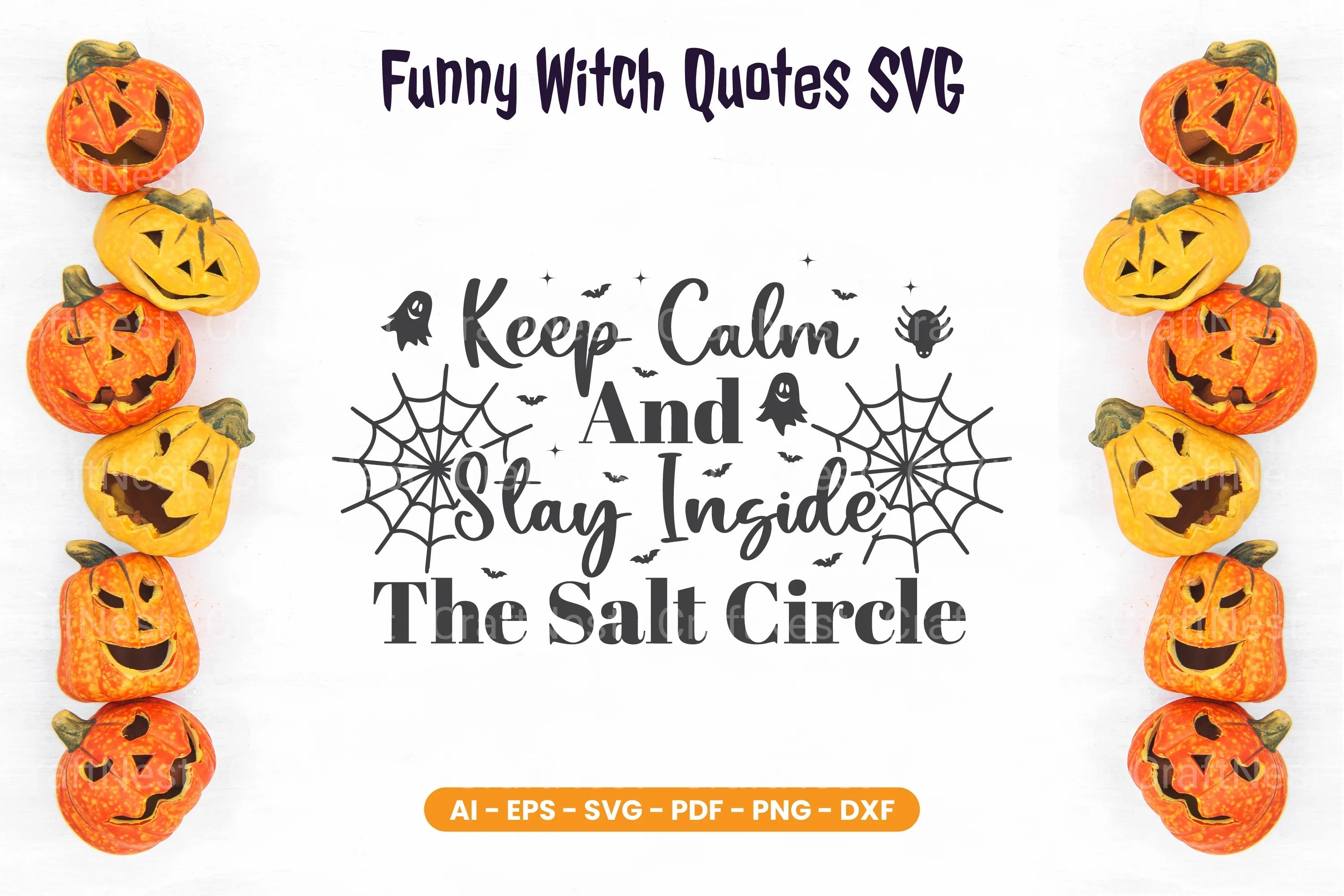 Funny Witch Quotes SVG Bundle - CraftNest - Digital Crafting and Art