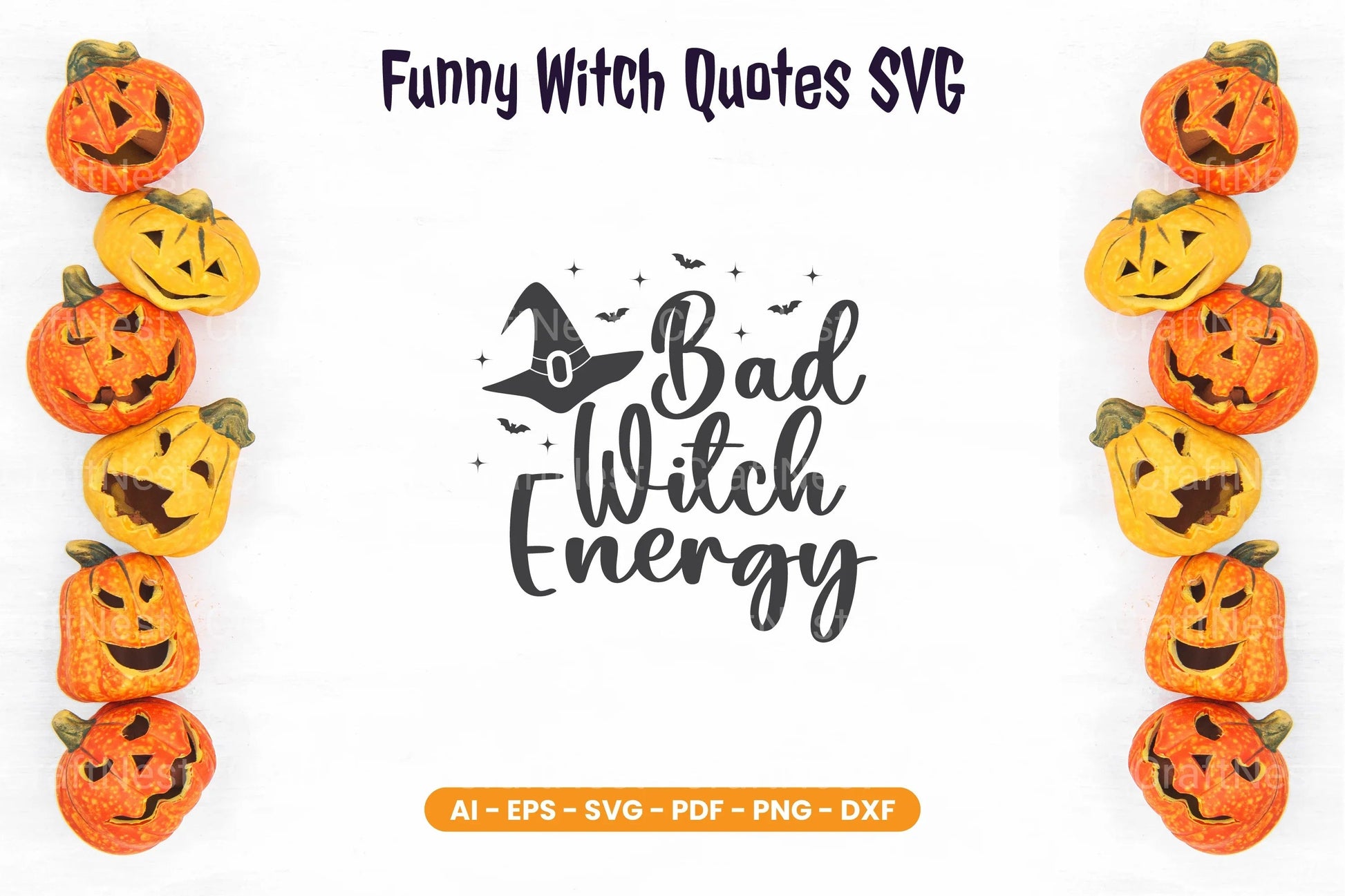 Funny Witch Quotes SVG Bundle - CraftNest - Digital Crafting and Art
