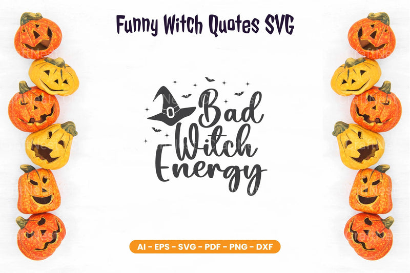 Funny Witch Quotes SVG Bundle - CraftNest - Digital Crafting and Art