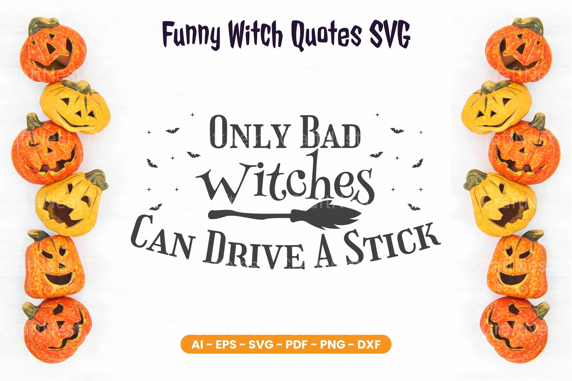 Funny Witch Quotes SVG Bundle - CraftNest - Digital Crafting and Art