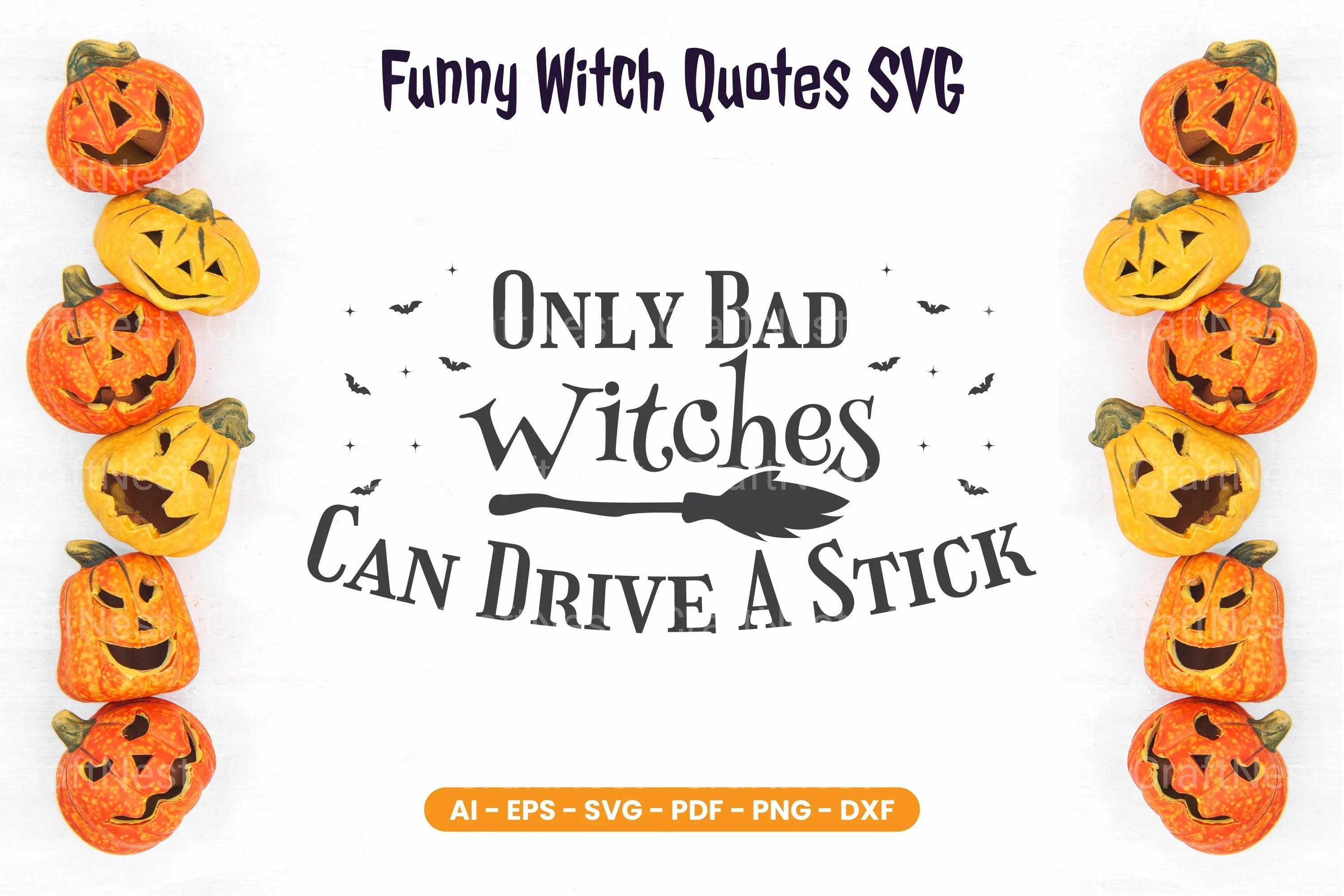 Funny Witch Quotes SVG Bundle - CraftNest - Digital Crafting and Art